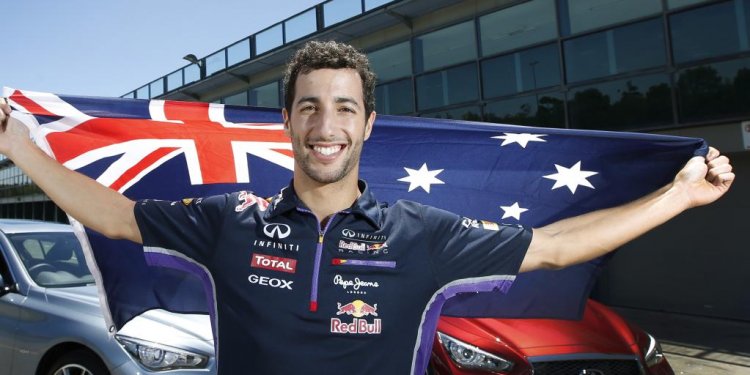 Aussie Formula 1 star Daniel