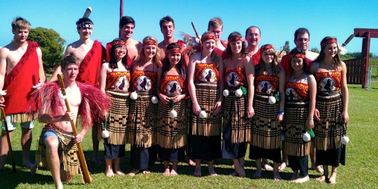 Traditional Maori costume