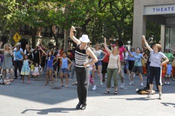 Bollywood flash mob