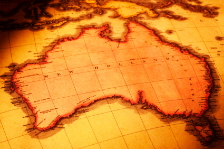 Old Map of Australia