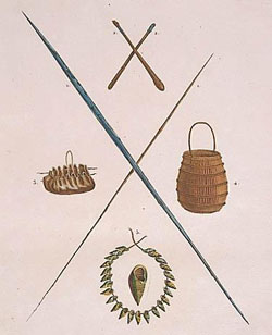 Tasmanian aboriginal implements