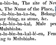 Aboriginal Tribes names